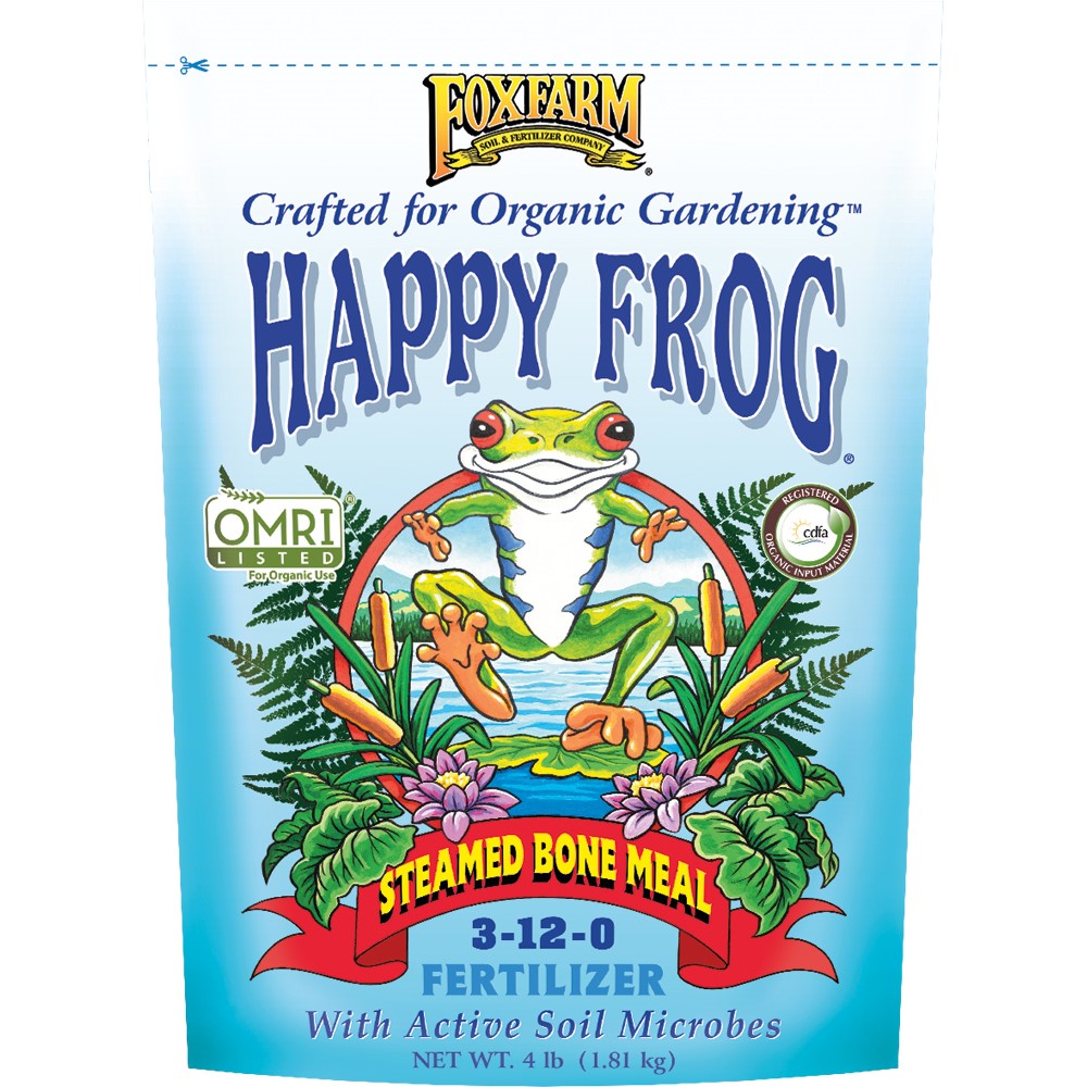 Happy Frog Steamed Bone Meal Fertilizer, 4lb Bag